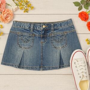 Younique Blue Denim Skirt